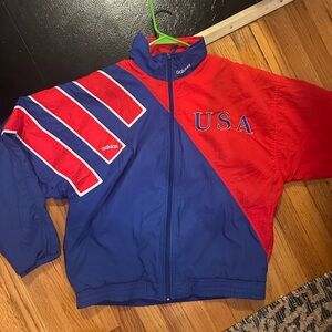 1992/93 Adidas USA Soccer Jacket USMNT Men's Medium